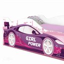Ver imagem 3 de Cama Carro Menina Rosa Kids Solteiro