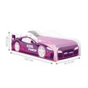 Ver imagem 2 de Cama Carro Menina Rosa Kids Solteiro