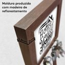 Ver imagem 5 de Porta Chaves de Parede Home Sweet Home Moldura Madeira 12x12