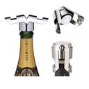 Ver imagem 4 de Kit 03 Tampa Garrafa de Champagne a Vacuo Pressão Rolha