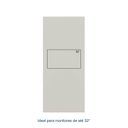 Ver imagem 6 de Painel para TV até 32 Polegadas 80x180cm Liso Aruá CabeCasa MadeiraOriginals Off White