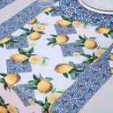 Ver imagem 5 de Caminho de Mesa Estampado Allegra 1 Peça 1,25m X 43cm 100% Poliéster - Limão