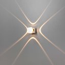 Ver imagem 3 de Arandela Arc 4 Fachos Branco Alumínio Externa Led 4w Br. Quente Opus St2960