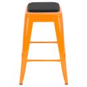 Ver imagem 2 de Banqueta média Iron Tolix 61 cm design industrial com almofada