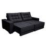 Sofá Retrátil e Reclinável 2,30m Suede Coliseu - 2