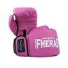 Kit Boxe Muay Thai Fheras New Trade Luva+Band+Bucal+Caneleira Free Rosa 012 - 4