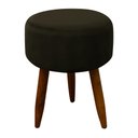 Ver imagem 1 de Puff Banqueta Decorativo Pés Madeira
