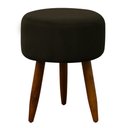 Ver imagem 2 de Puff Banqueta Decorativo Pés Madeira