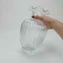 Ver imagem 4 de Vaso Decorativo Enfeite Casa Home&co Vidro 23x16x16cm Transparente
