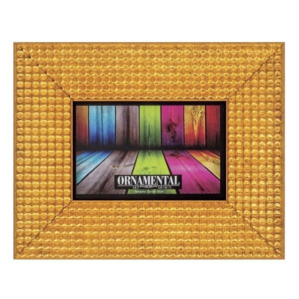 Porta Retrato Retangular Spikes Santa Luzia 10x15cm - 1