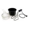 Fritadeira Elétrica Óleo 1 Litro Tacho Esmaltado 110 ou 220v:220v/1100/preto - 4