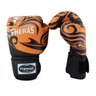 Kit Boxe Muay Thai Fheras New Top Luva + Bandagem Tribal Laranja 005 - 4
