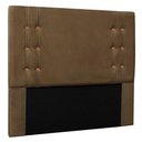 Ver imagem 1 de Cabeceira Queen 1,60m Genova Suede Caramelo