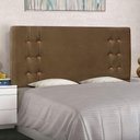 Ver imagem 4 de Cabeceira Queen 1,60m Genova Suede Caramelo