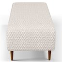 Ver imagem 6 de Puff Decorativos Sala de Estar Bali W01 Pés Palito 120x50cm Bouclê Cru - Lyam Decor