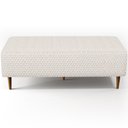 Ver imagem 5 de Puff Decorativos Sala de Estar Bali W01 Pés Palito 120x50cm Bouclê Cru - Lyam Decor