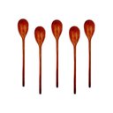 Ver imagem 1 de Kit 5 Peças Colher de Pau Madeira Modelo Índio 44 Cm