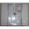 Veneziana 6 Folhas 1,00 X 1,20 Com Grade Alumínio Branco - 2