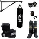 Ver imagem 1 de Kit Boxe Muay Thai com Suporte e Saco de Pancadas 12 oz