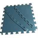 Ver imagem 2 de Kit 6 Tapete Tatame Azul Metálico Eva 100x100x1cm 1x1 10mm