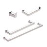 Kit de Acessórios para Banheiro com 4 Peças em Aço Inox Polido Linha Larissa - 1