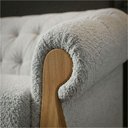 Ver imagem 7 de Sofá Living Capitone 2 Lugares Milano 188 cm Pes Madeira Boucle Tce 1018 Moll