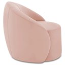 Ver imagem 6 de Poltrona Sala Decorativa Redonda 91cm Steve Veludo Rose I01 - Mpozenato