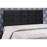 Cabeceira Cama Box Estofada Casal Casal Clean Plus Suede Marrom Taupe - Simbal - 4