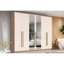 Ver imagem 1 de Guarda Roupa 6 Portas 2 Esp 3 Gavs Jade Henn Rústico