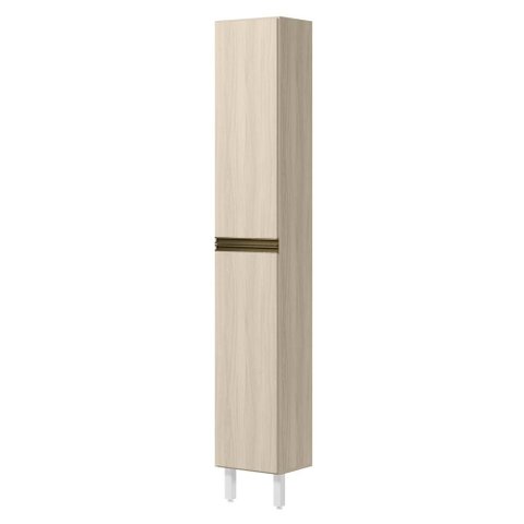 Paneleiro 2 Portas MDF 35x221 cm Kali 122286 Bianco Toq Nicioli