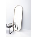 Ver imagem 4 de Espelho Decorativo Grande Oval com Moldura Metal Corpo Inteiro 170 X 70 Cm Industrial