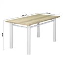 Ver imagem 3 de Conjunto de Mesa com 6 Cadeiras Luna Clássica Ciplafe