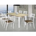 Ver imagem 2 de Conjunto de Mesa com 6 Cadeiras Luna Clássica Ciplafe