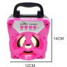 Caixa de Som Bluetooth Rosa Portátil Rádio FM Sd USB Blutufe - 2