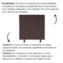 Ver imagem 5 de Cabeceira Estofada Cama Box Solteiro 100 Cm Taís Veludo Marrom