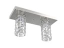 Ver imagem 1 de Plafon de Cristal Legitimo Retangular L30x12cm Balcão Bancada Corredor Lavabo