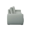 Ver imagem 5 de Sofá Living 3 Lugares Chenille Cinza Médio Tec.2302 Murale 220cm Yescasa