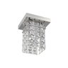 Luminária Plafon de Cristal Quadrado 12cm Balcão Bancada Corredor Lavabo - 1