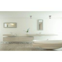 Luminária Plafon de Cristal Quadrado 12cm Balcão Bancada Corredor Lavabo - 3
