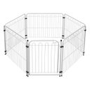Ver imagem 4 de Cercado Grade c/ Portão Pet 5 Módulos P/ Isolamento e Proteção AÇOMIX PETMIX 5 MOD