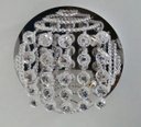 Ver imagem 2 de Plafon de Cristal Legitimo Redondo 30cm Sala Quarto Corredor Living Loft