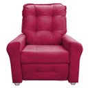 Ver imagem 2 de Poltrona Reclinavel Sala De Estar Astra Amamentação Vermelho