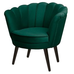 Poltrona Pétalas em Sued Premium Verde Musgo - 2