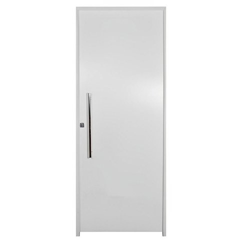 Porta de Madeira Semi-oca Primer Lisa Bat 11 Cm Eco Fech Rol e Pux - 2.10(a)x0.62(l)-lado Direito