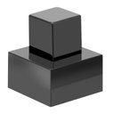 Ver imagem 1 de Acabamento P/ Registro Quadrado Preto Abs Padrão Docol 3/4