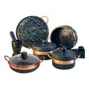 Ver imagem 1 de Jogo de Panelas de Pedra Sabão Duráveis e Saudáveis 6 Peças