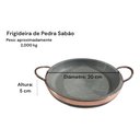 Ver imagem 6 de Jogo de Panelas de Pedra Sabão Duráveis e Saudáveis 6 Peças