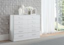 Ver imagem 1 de Cômoda 10 Gavetas Mdp 117x92x40,5cm 3017:branco