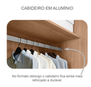 Ver imagem 4 de Guarda Roupa Sollo 3 Portas Espelhadas 100%mdf - Cumaru
