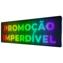 Ver imagem 2 de Painel Led Rgb 135x40 Letreiro Colorido Luminoso Digital Alto Brilho Usb
